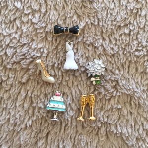 Origami Owl Wedding Charm Set